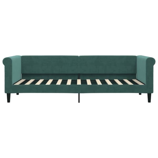 vidaXL Dagbädd mörkgrön 80x200 cm sammet