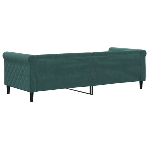 vidaXL Dagbädd mörkgrön 80x200 cm sammet