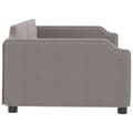 Miniatyrbillede 4 af 8: vidaXL daybed 100x200 cm stof gråbrun