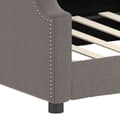 Miniatyrbillede 6 af 8: vidaXL daybed 100x200 cm stof gråbrun