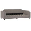 Miniatyrbillede 2 af 8: vidaXL daybed 100x200 cm stof gråbrun