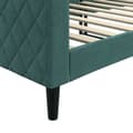 Miniatyrbillede 6 af 8: vidaXL daybed 80x200 cm velour mørkegrøn