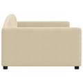 Miniatyrbillede 3 af 8: vidaXL daybed 100x200 cm stof cremefarvet