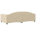 Miniatyrbillede 4 af 8: vidaXL daybed 100x200 cm stof cremefarvet