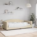 Miniatyrbillede 8 af 8: vidaXL daybed 100x200 cm stof cremefarvet