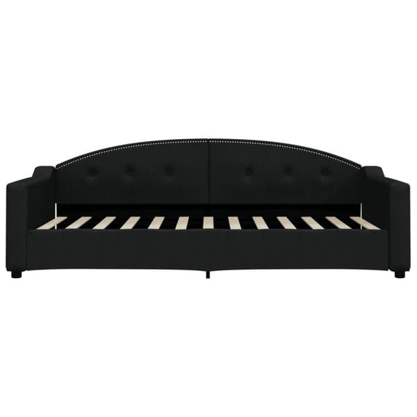 vidaXL daybed med udtræk og skuffer 80x200 cm stof sort