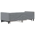Miniatyrbillede 4 af 11: vidaXL daybed med udtræk og skuffer 80x200 cm stof lysegrå