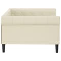 Miniatyrbillede 3 af 8: vidaXL daybed 100x200 cm kunstlæder cremefarvet