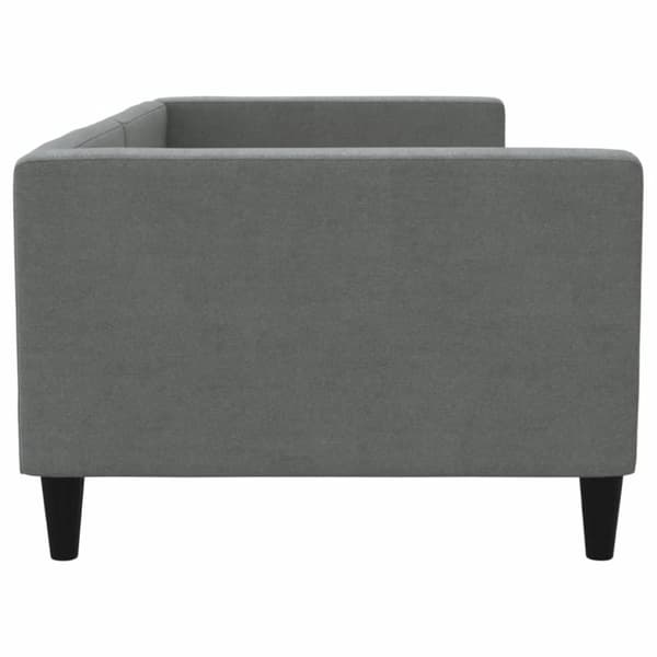 vidaXL daybed 90x190 cm stof mørkegrå