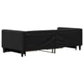 Miniatyrbillede 5 af 11: vidaXL daybed med udtræk og skuffer 90x190 cm stof sort