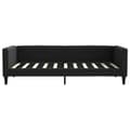 Miniatyrbillede 7 af 11: vidaXL daybed med udtræk og skuffer 90x190 cm stof sort