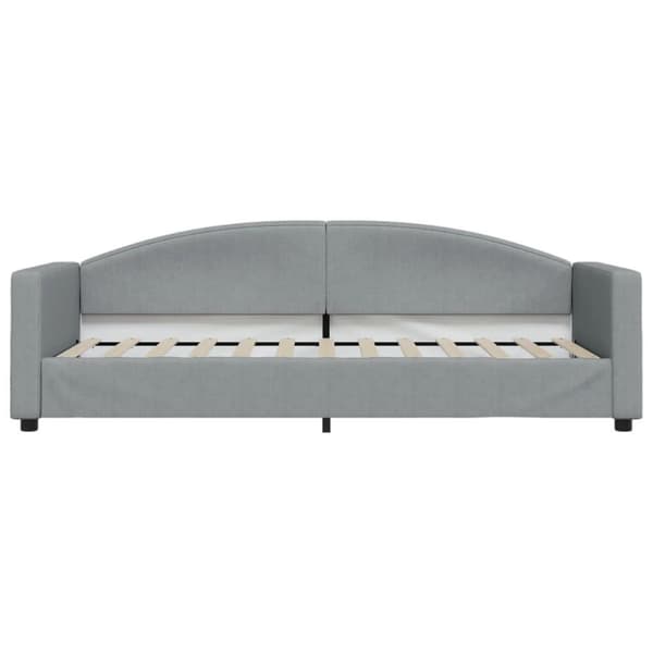 vidaXL daybed 80x200 cm stof lysegrå