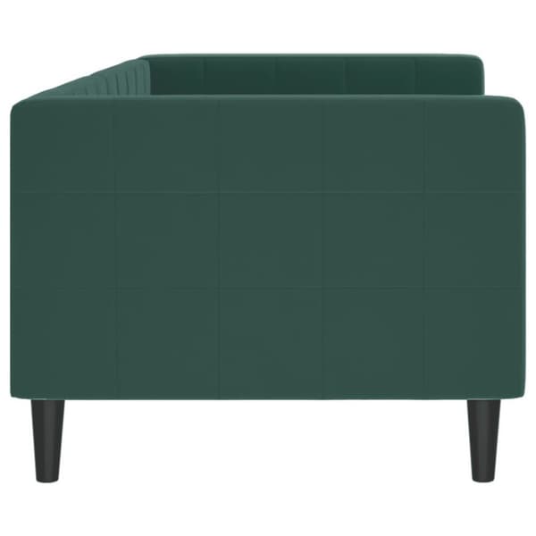 vidaXL Dagbädd mörkgrön 80x200 cm sammet