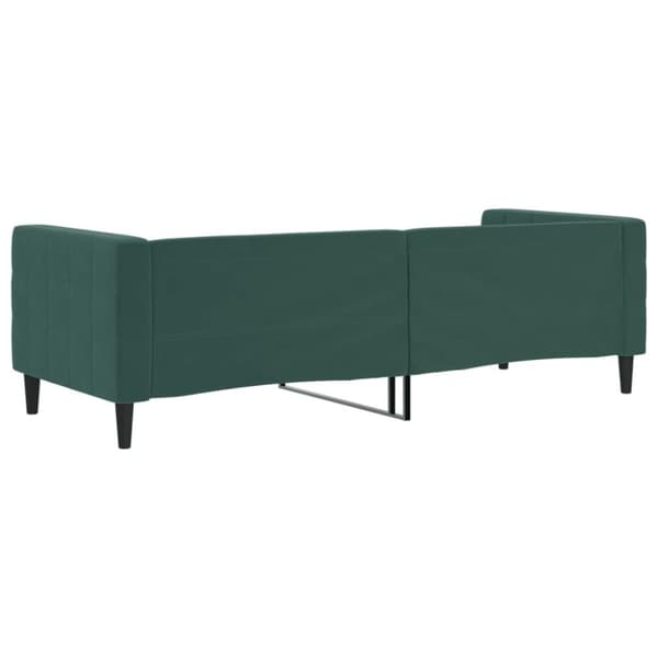 vidaXL Dagbädd mörkgrön 80x200 cm sammet