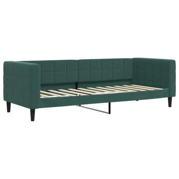 vidaXL Dagbädd mörkgrön 80x200 cm sammet