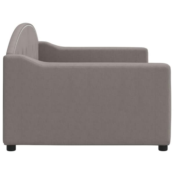 vidaXL Dagbädd taupe 90x200 cm tyg