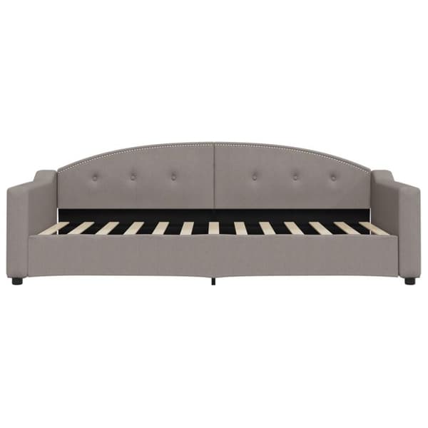 vidaXL Dagbädd taupe 90x200 cm tyg