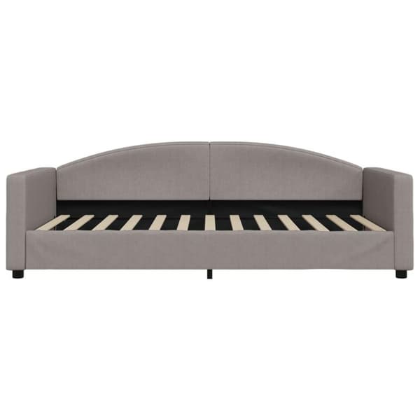 vidaXL Dagbädd taupe 100x200 cm tyg