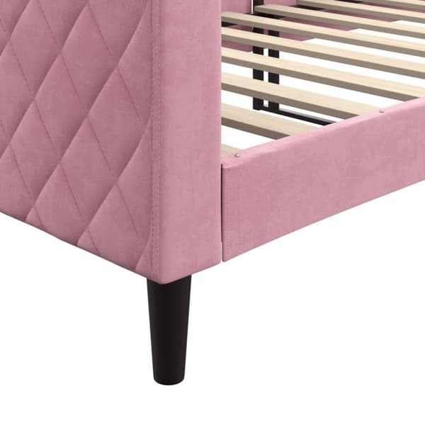 vidaXL Dagbädd rosa 80x200 cm sammet