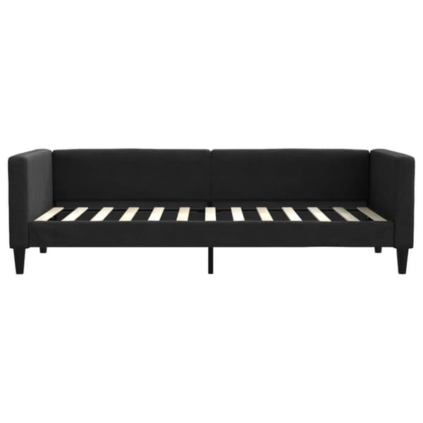 vidaXL daybed med udtræk og skuffer 80x200 cm stof sort