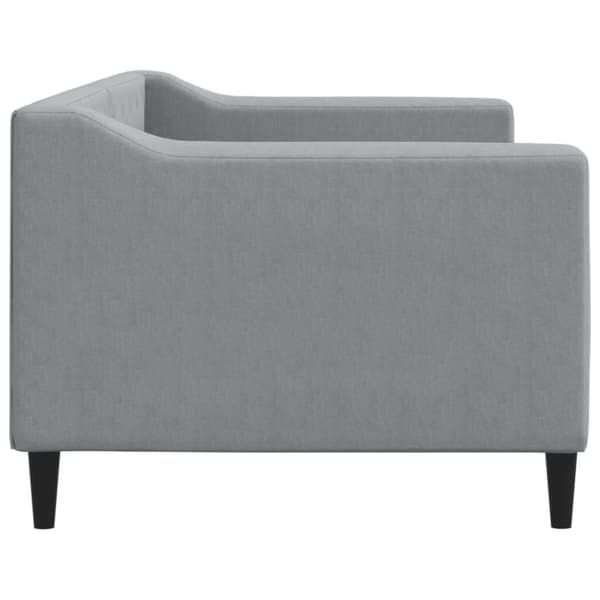 vidaXL daybed 80x200 cm stof lysegrå
