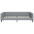 Miniatyrbillede 2 af 8: vidaXL daybed 80x200 cm stof lysegrå