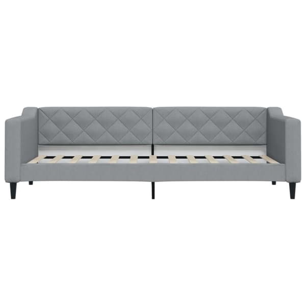 vidaXL daybed 80x200 cm stof lysegrå