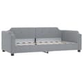 Miniatyrbillede 1 af 8: vidaXL daybed 100x200 cm stof lysegrå