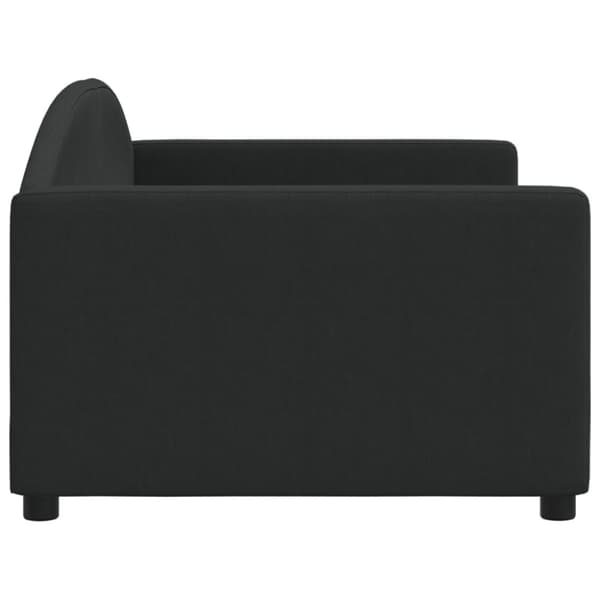 vidaXL Dagbädd svart 90x190 cm tyg
