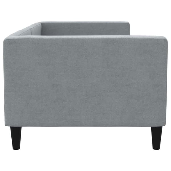 vidaXL daybed 80x200 cm stof lysegrå
