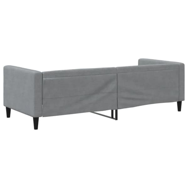 vidaXL daybed 80x200 cm stof lysegrå