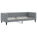 Miniatyrbillede 1 af 8: vidaXL daybed 80x200 cm stof lysegrå