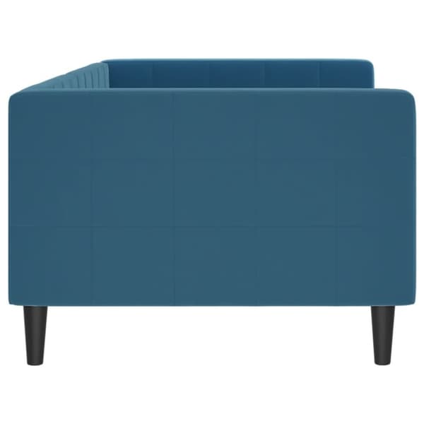 vidaXL Dagbädd blå 90x200 cm sammet