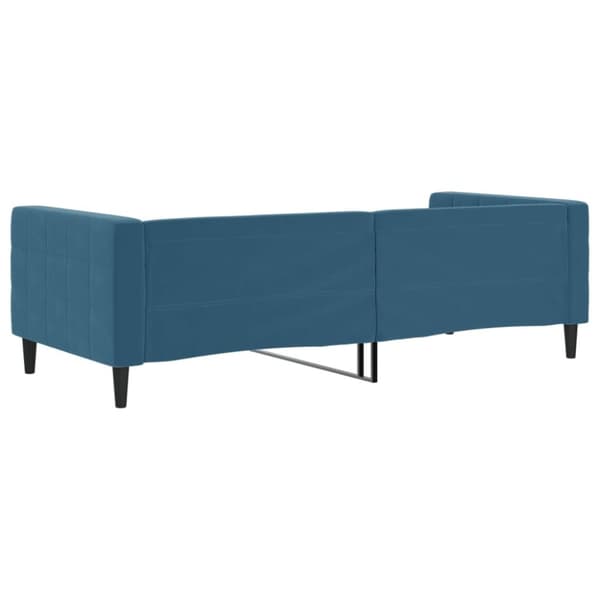 vidaXL Dagbädd blå 90x200 cm sammet