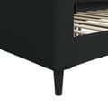 Miniatyrbillede 5 af 8: vidaXL daybed 90x200 cm stof sort