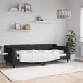 Miniatyrbillede 8 af 8: vidaXL daybed 90x200 cm stof sort
