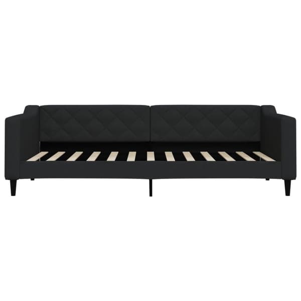 vidaXL daybed 90x200 cm stof sort
