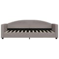 Miniatyrbillede 2 af 8: vidaXL daybed 80x200 cm stof gråbrun