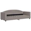 Miniatyrbillede 1 af 8: vidaXL daybed 80x200 cm stof gråbrun