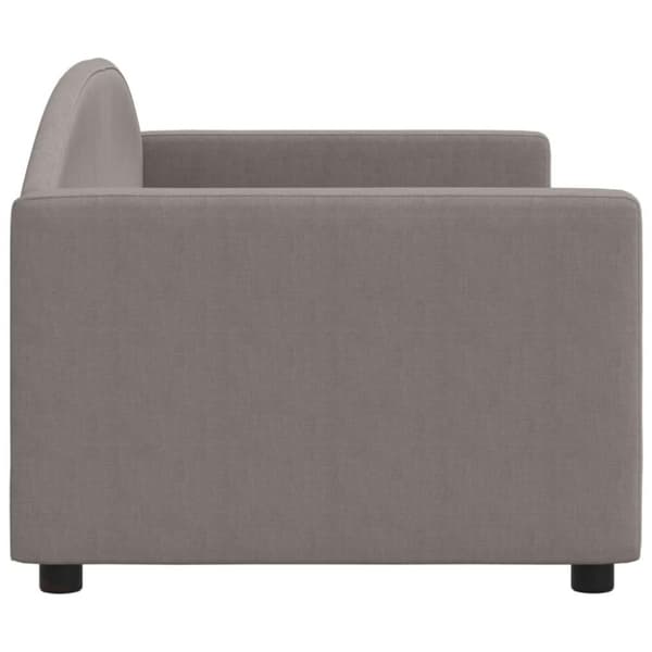 vidaXL Dagbädd taupe 80x200 cm tyg