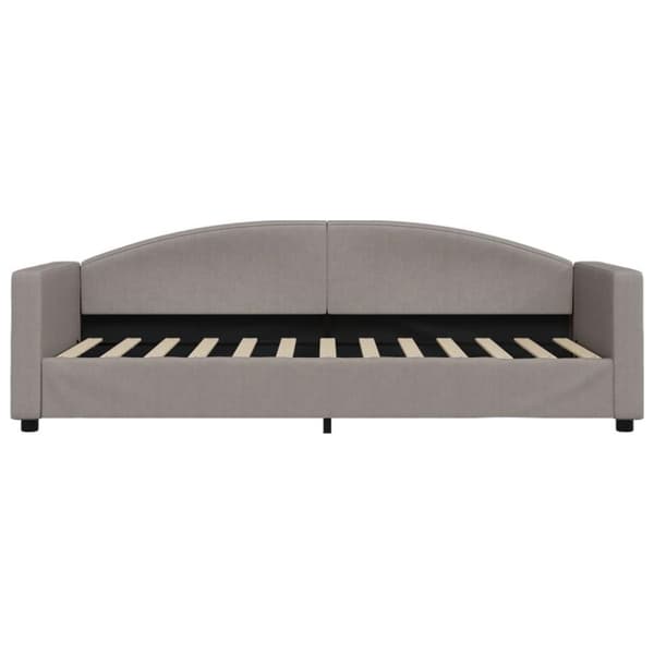 vidaXL Dagbädd taupe 80x200 cm tyg