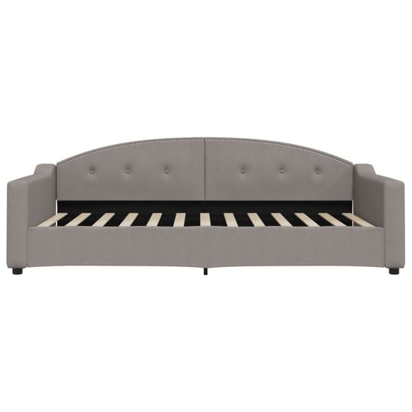 vidaXL Dagbädd taupe 100x200 cm tyg