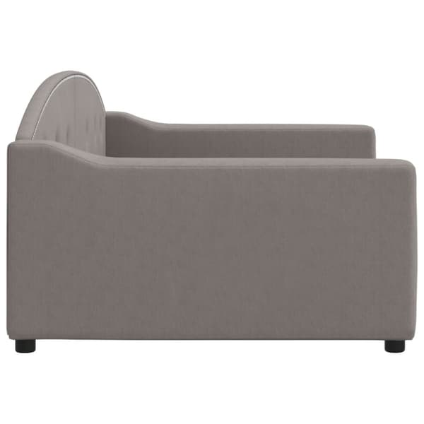vidaXL Dagbädd taupe 100x200 cm tyg