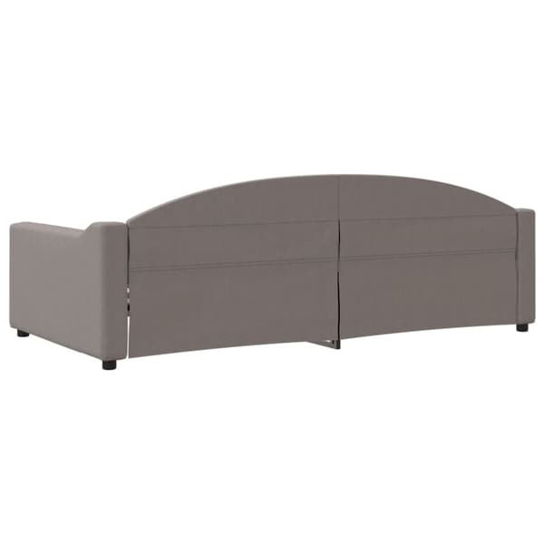 vidaXL Dagbädd taupe 100x200 cm tyg
