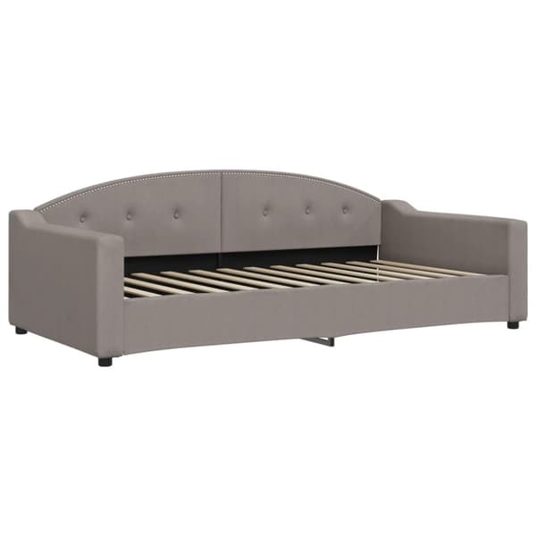 vidaXL Dagbädd taupe 100x200 cm tyg