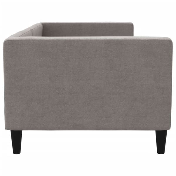 vidaXL daybed 80x200 cm stof gråbrun