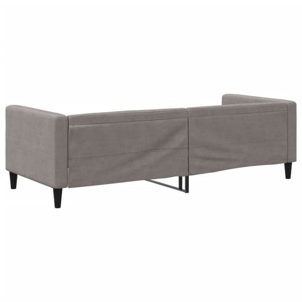 vidaXL daybed 80x200 cm stof gråbrun