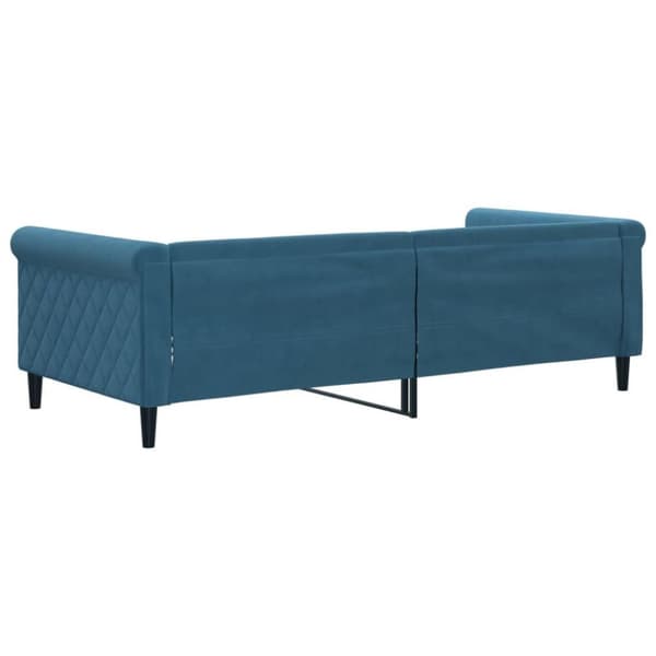 vidaXL daybed 90x200 cm velour blå