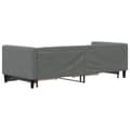 Miniatyrbillede 5 af 11: vidaXL daybed med udtræk og skuffer 80x200 cm stof mørkegrå
