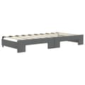 Miniatyrbillede 7 af 11: vidaXL daybed med udtræk og skuffer 90x190 cm stof mørkegrå